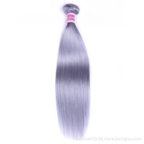 Remy Brazilian Hair WEAVING Machine Grey 10a Grade Human Hair Malaysian 100% Unprocessed Virgin Human Hair 1 Piece 6A 7A 8A 9A